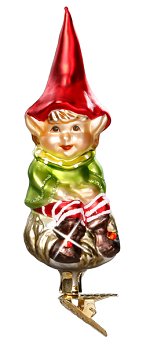 Elf Himself<br>2017 Clip-on Inge-glas Ornament